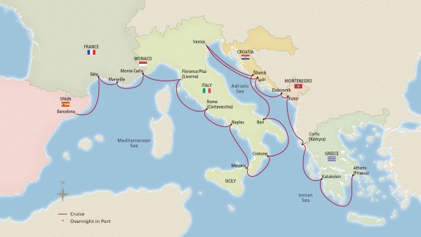 Mediterranean & Adriatic Sojourn