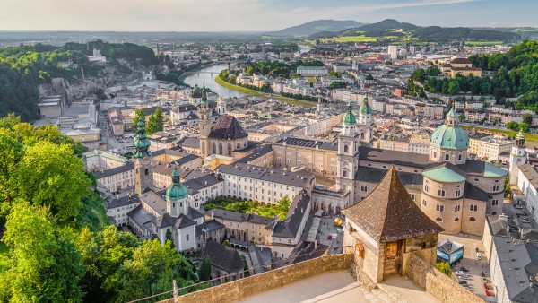 At home in Salzburg, the city of music